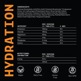 HUX HIRO Hydration Electrolytes ingredients | Megapump