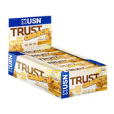 Usn trust crunch protein bars box of 12 white chocolate cookies | Megapump 