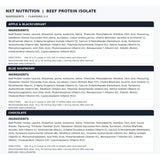 NXT Beef Protein Isolate Professional ingredients | Megapump