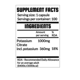 QRP Nutrition POTASSIUM | MEGAPUMP