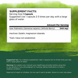 Swanson Saw Palmetto Supplement Facts | Megapump