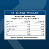 Critical Mass Original Applied Nutrition ingredients | Megapump