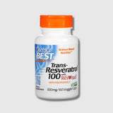 Trans-Resveratrol 100 with ResVinol Doctor's Best - 60 capsules | Megapump
