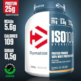 Buy Dymatize ISO-100 Whey Protein Isolate orange hydrolyzed | Megapump