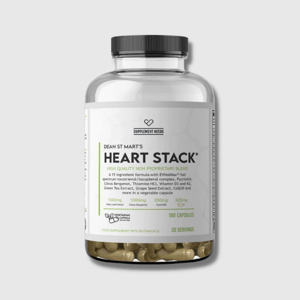 Heart Stack Dean St Mart's Supplement Needs - 180 capsules | Megapump