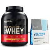 Gold Standard 100% Whey Protein Optimum Nutrition 2.2kg + Free Ostrovit Creatine 500g unflavoured