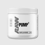 RAW Pump2 Pre Workout | Glycerol Pump Pre Workout Supplement, Pair Pump Supplement for Best Results Or Any Preworkout Powder | Enhanced Hydration and Boost Energy | Unflavored (20 Servings) | Megapump