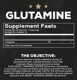 Redcon1 Glutamine nutritional info | Megapump