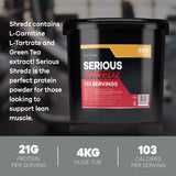 The Bulk Protein Company Serious Shredz Cheap Diet Protein Powder 4kg  | Megapump