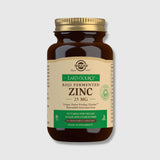 Zinc 25 mg (Koji Fermented Zinc) Solgar - 30 capsules | Megapump