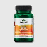 Swanson B6 Pyridoxine - 100 capsules | Megapump