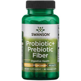 Probiotic + Prebiotic Fiber Swanson (60 Veggie Capsules)