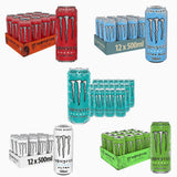 Monster Energy Drink Ultra Mix flavours 12 x 500 ml | Megpump.ie