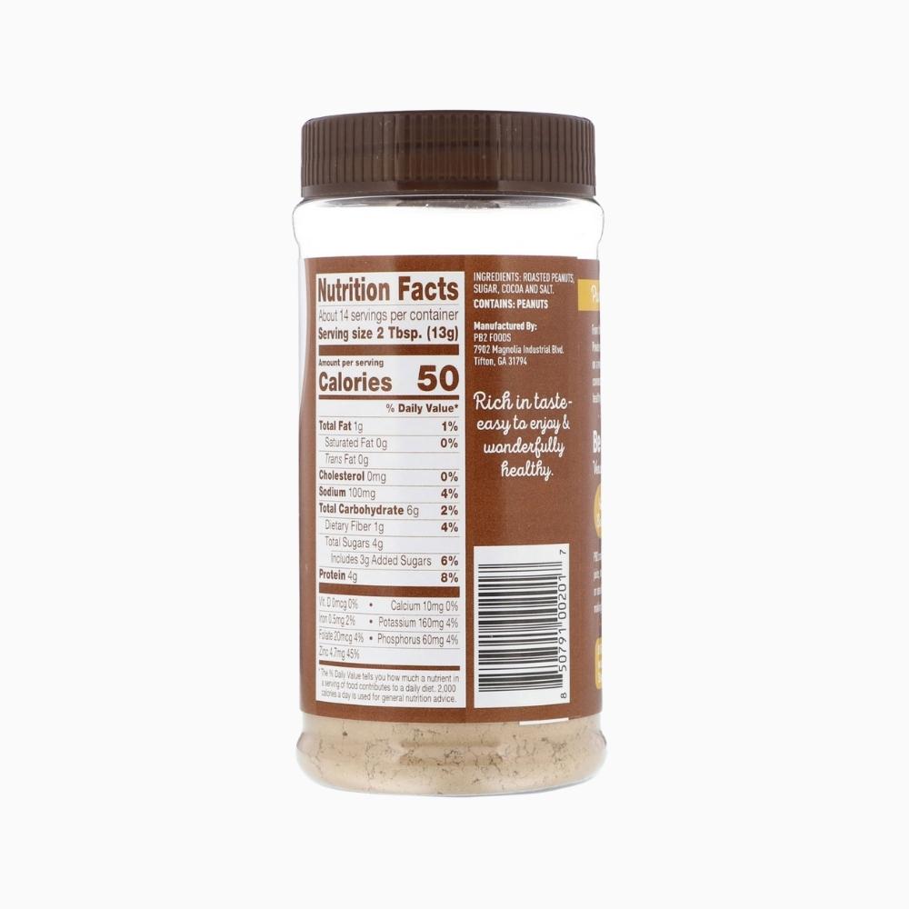 PB2 Powdered Peanut Butter with cocoa ingredients 6.5 oz | Megapump