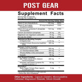 Rich Piana 5% Nutrition Post Gear 240 capsules ingredients | Megapump