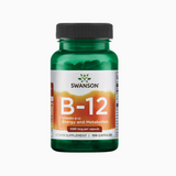 Vitamin B-12 Swanson 100 capsules - 500 mcg | Megapump Ireland