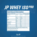 Trained By JP Nutrition JP Whey ISO PRO ingredients 2 kg | Megapump