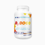 D3 8000 ALL Nutrition - 120 tablets