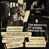 Universal Nutrition Animal Immune Pak benefits | Megapump