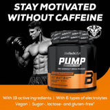 Pump Caffeine Free Pre Workout Drink Powder Biotech USA | Megapump
