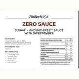 Biotech USA Zero Sauce Zero Calories ingredients | Megapump