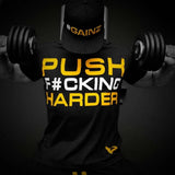 Dedicated Nutrition Premium T-shirt 'Push Harder' | Megapump
