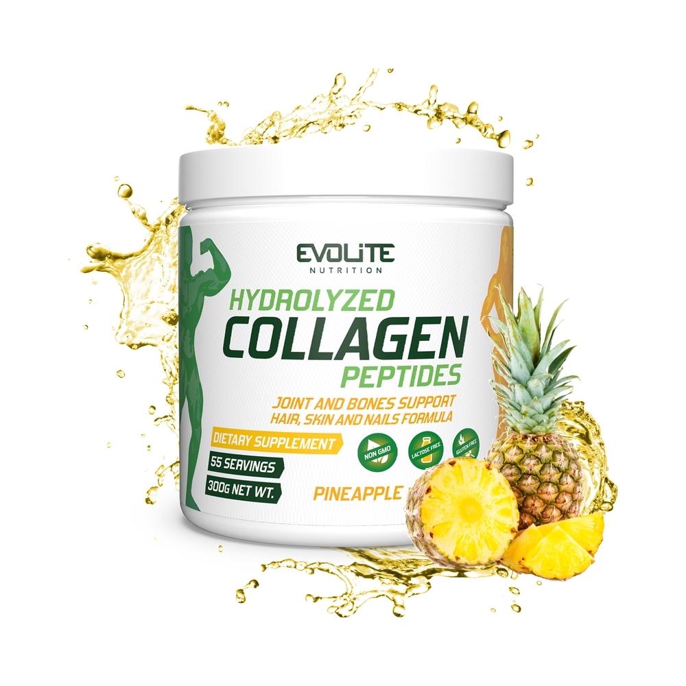Evolite Hydrolyzed Collagen pineapple 300g | Megapump