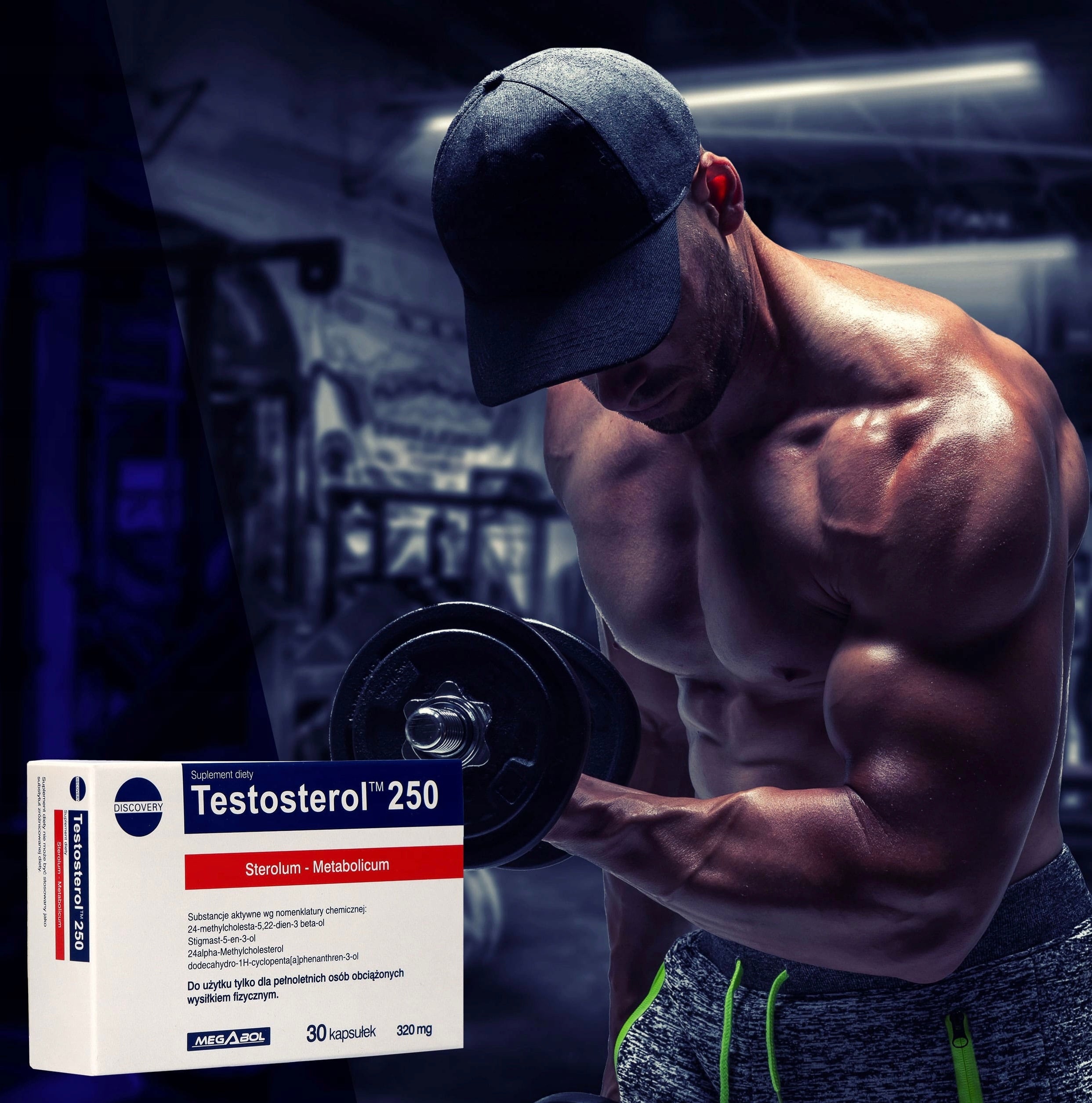 Testoterol Megabol Testosterol 250 - 30 capsules | Megapump
