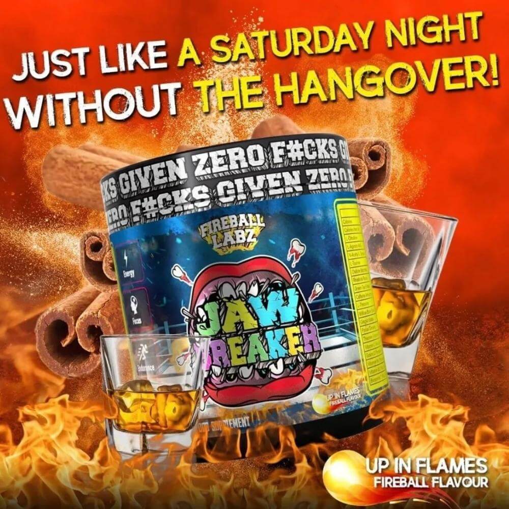 Jaw Breaker Pre Workout JawBreaker Fireball Labz 30 servings | Megapump
