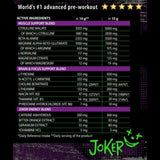 Joker pre workout ingredients | Megapump