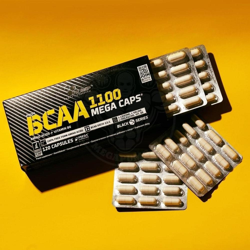 BCAA Mega Caps 120 capsules | Megapump