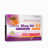 OLIMP Chela - Mag B6 + D3, 30 Caps | Vitamins  and Minerals | Online Shop Megapump