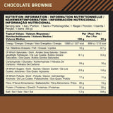 Protein Crisp Bars Chocolate Brownie 10 x 65g Optimum Nutrition nutrition information | Megapump.ie