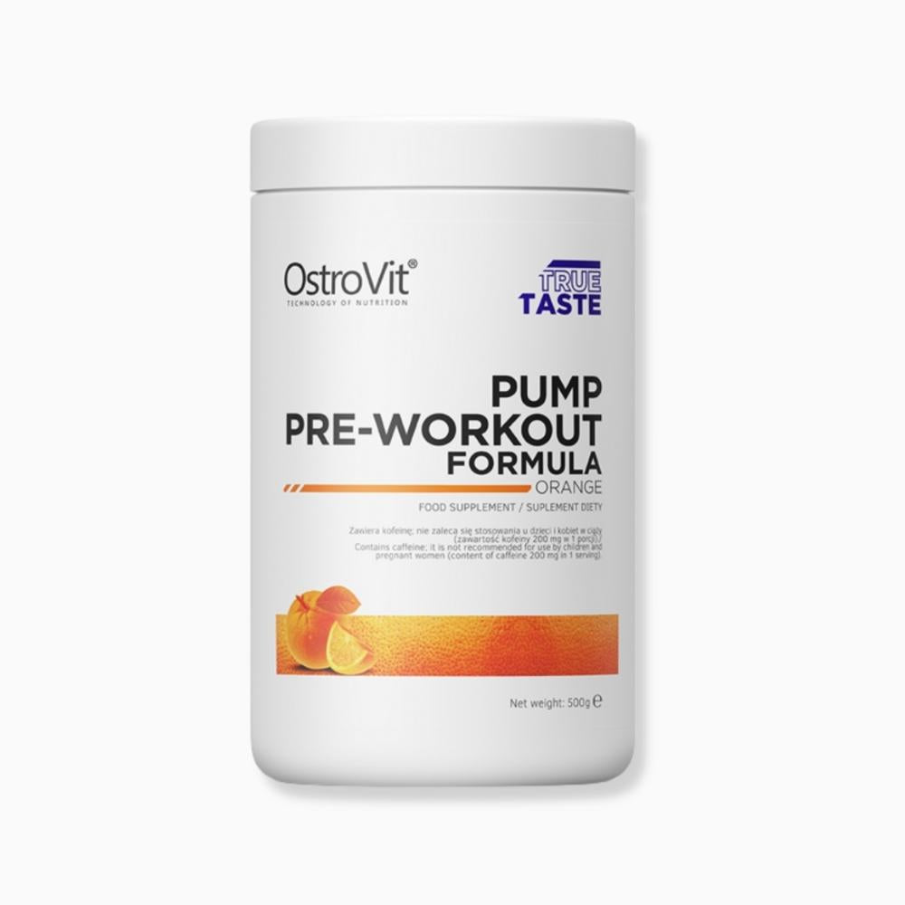 OstroVit Pump Pre workout formula orange 500g | Megapump