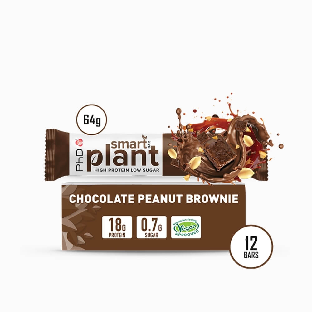 PHD Smart Plant Bar 64g Chocolate Peanut Brownie | Megapump