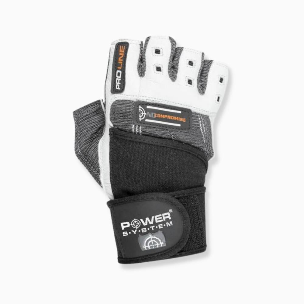 Power System No Compromise Gloves White/Grey | Megapump