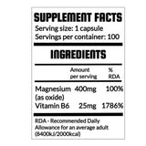 Qrp Nutrition Stron magnesium 1ingredients | Megapump