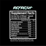 Refresh Supplement facts Muscle Rage | Megapump