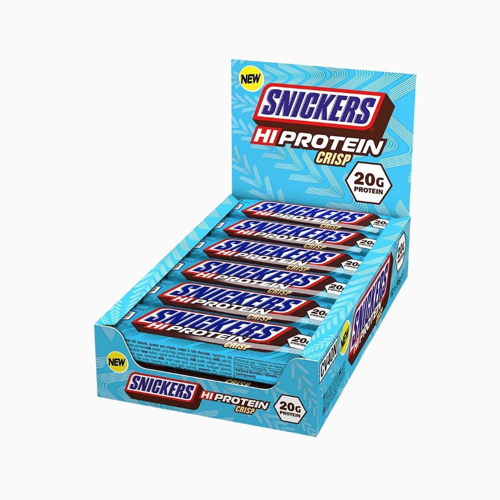 Snickers Hi Protein Bars Crisp - 12 x 57g | Megapump