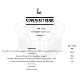 Supplement Needs Dean St Mart's Astrag-Flow ingredients | Megapump