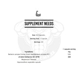Supplement Needs Berberine ingredients | Megapump