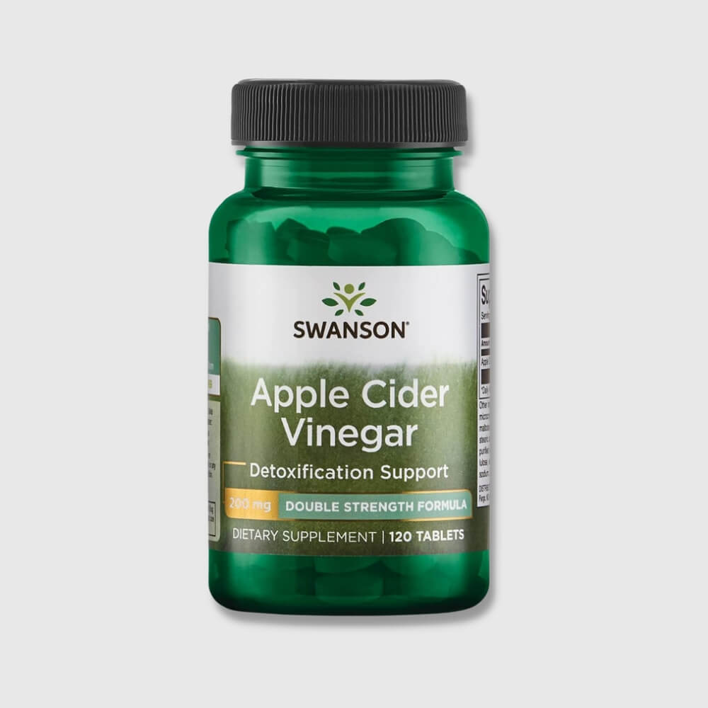 Swanson Apple Cider Vinegar tablets 200mg Megapump
