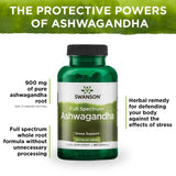 Swanson Ashagandha 450 mg - 100 capsules | Megapump