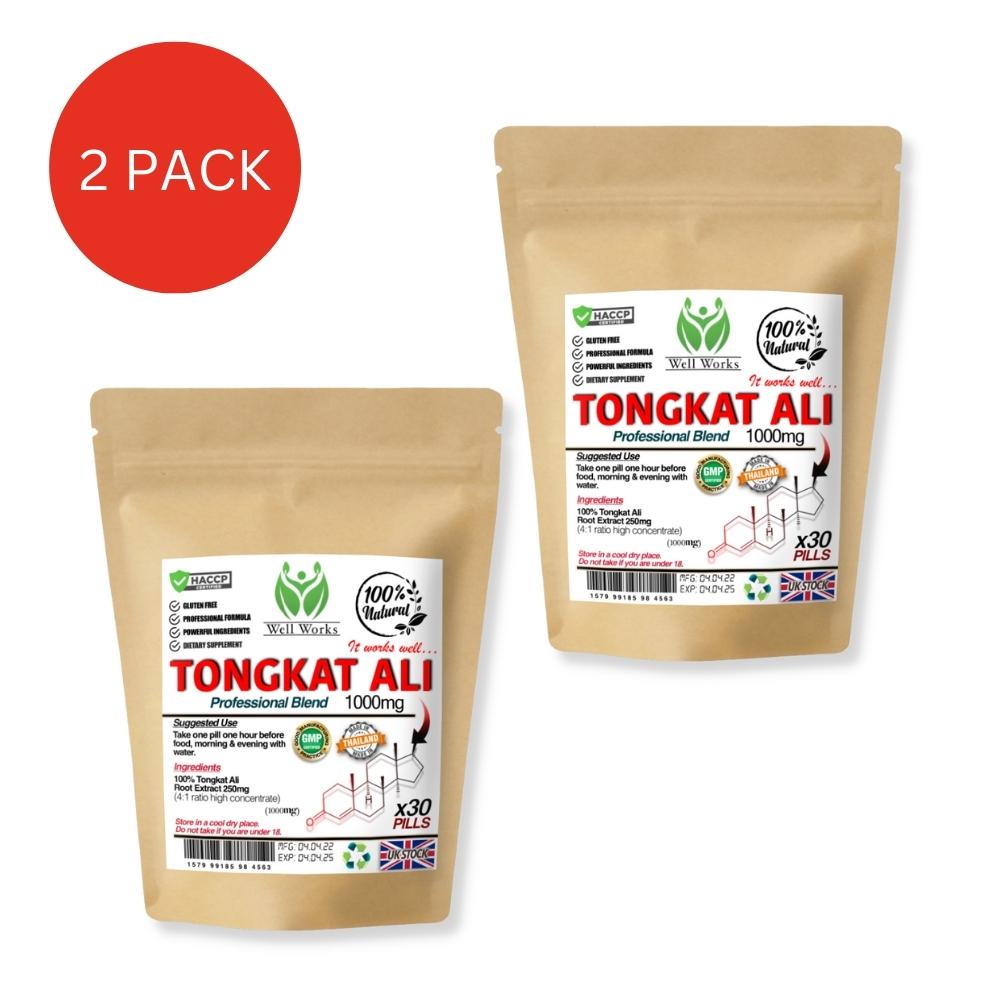 Tongkat Ali Root Extract 30 or 60 tablets Megapump
