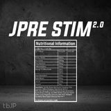 Trained By JP JPre Stim 2.0 Pre workout ingredients | Megapump