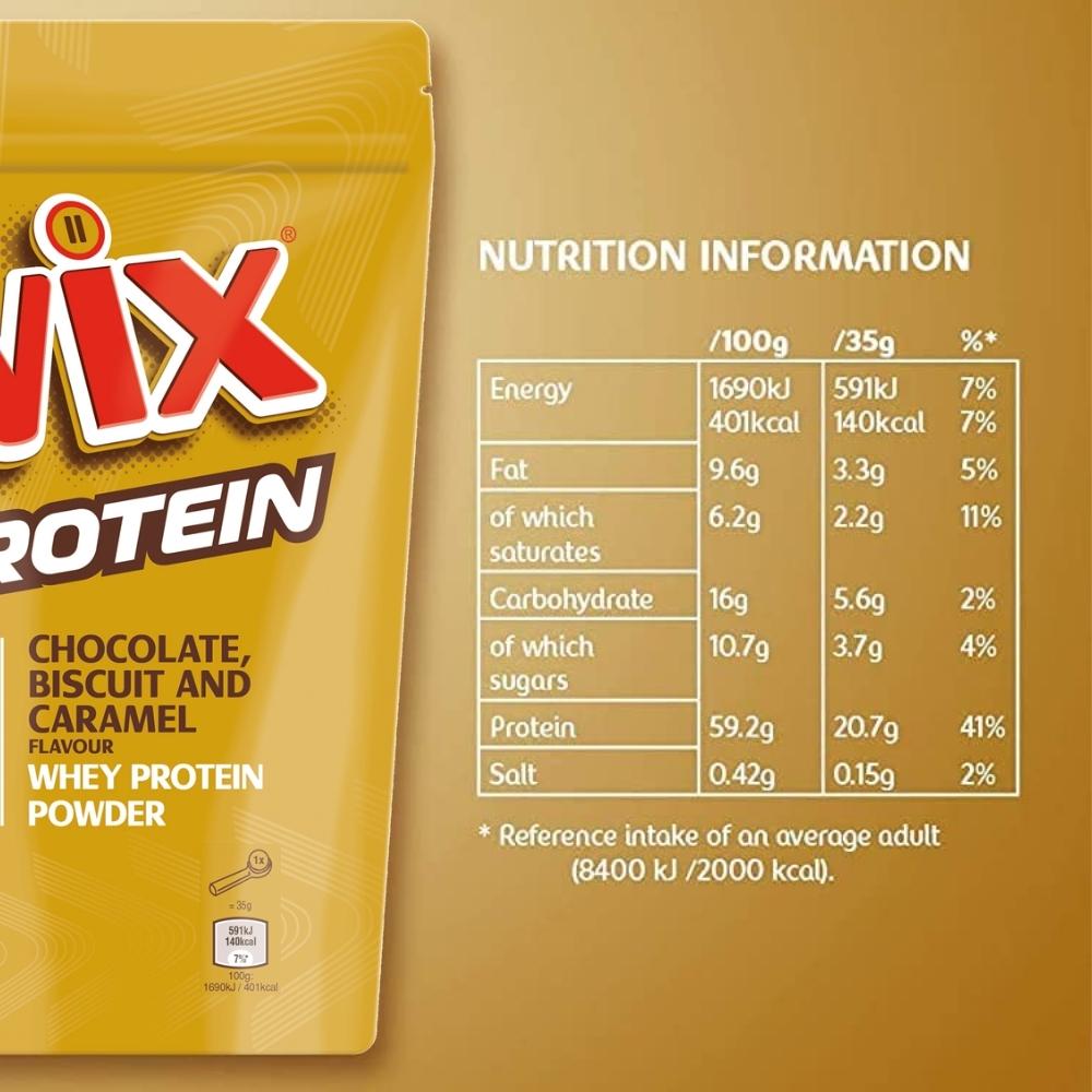 Twix HiProtein Whey Protein Powder 875g Megapump