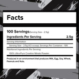 Warrior Creatine Nitrate 250g ingredients | Megapump