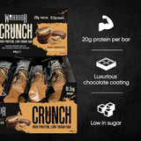 Warrior Crunch Protein Bars Dark Chocolate Peanut Butter | Megapump