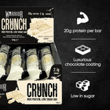 Warrior Crunch Protein Bars White Chocolate Crisp | Megapump