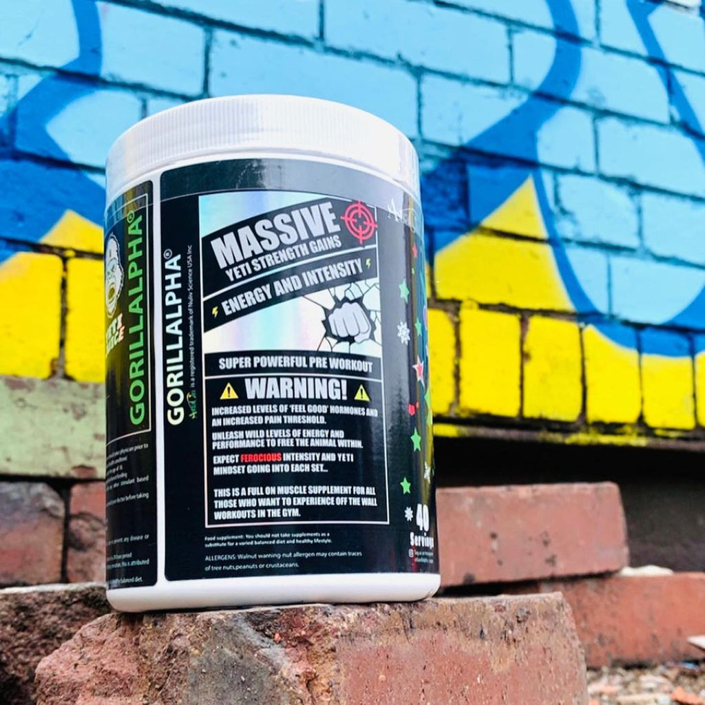 Yeti Juice Pre workout GorillaAlpha 480g Megapump